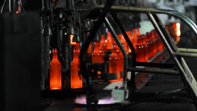 玻璃瓶生产线流水线生产设备自动化工厂车间