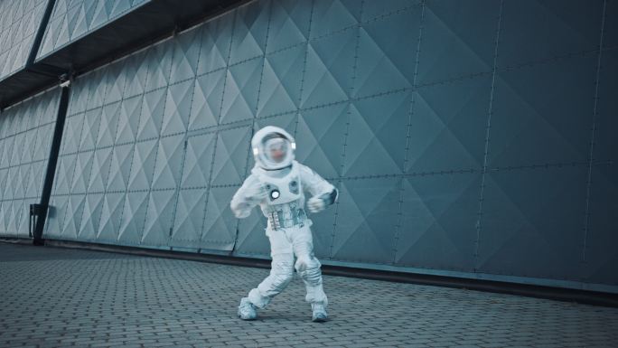 跳舞的宇航员4K旅游宣传片广告视频素材娱