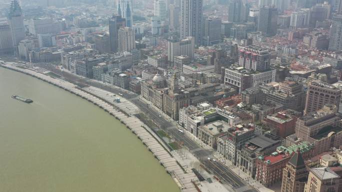 4K原素材-2022年上海疫情空旷街道