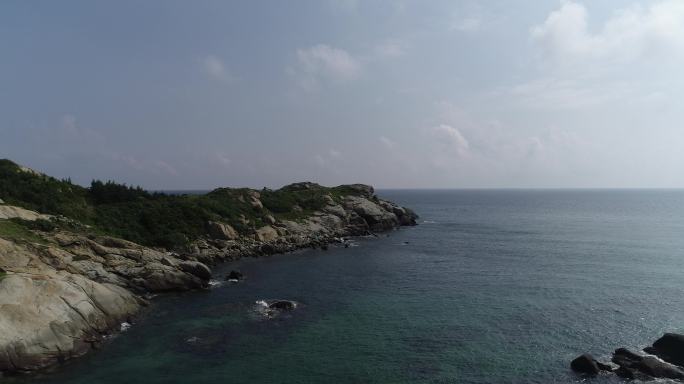 铜鼓岭云龙湾和月亮湾 大海 天空 白云