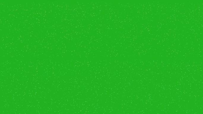 雪花绿屏运动图形粒子雪花小雪唯美雪花