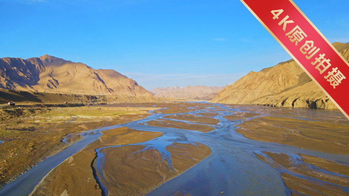 青藏线长江之源沱沱河