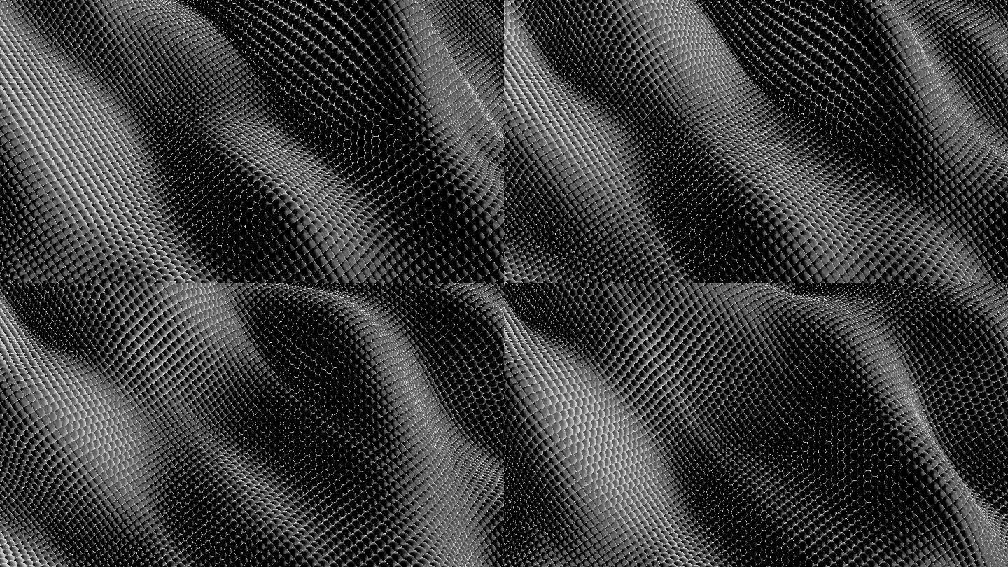 抽象黑色球体背景三维3d网状铁丝铁网布料