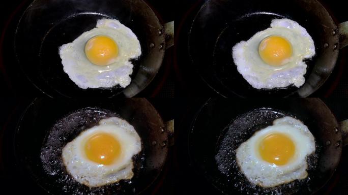 煎蛋荷包蛋水煮蛋油炸早餐早饭