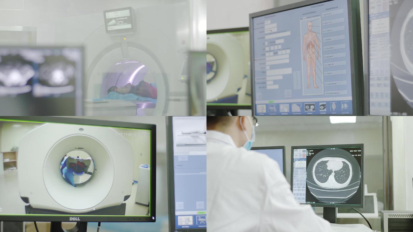 医院ct核磁共振智能医疗设备照CT放射科
