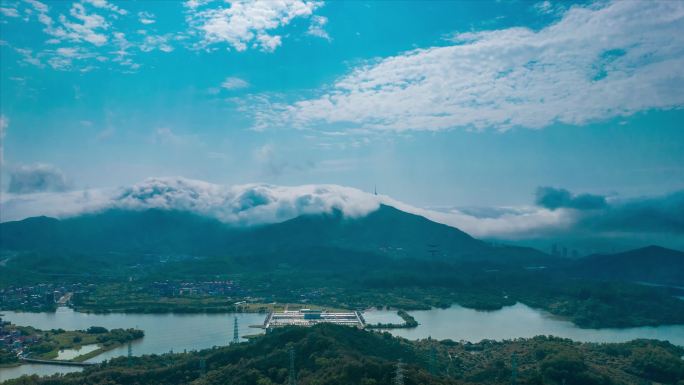 深圳梧桐山云海 深圳水库