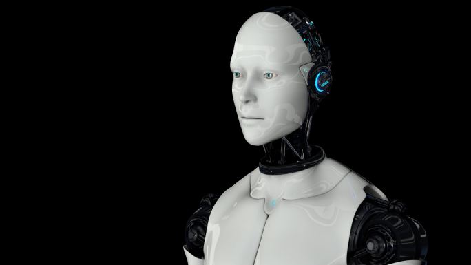 未来的仿人机器人被激活