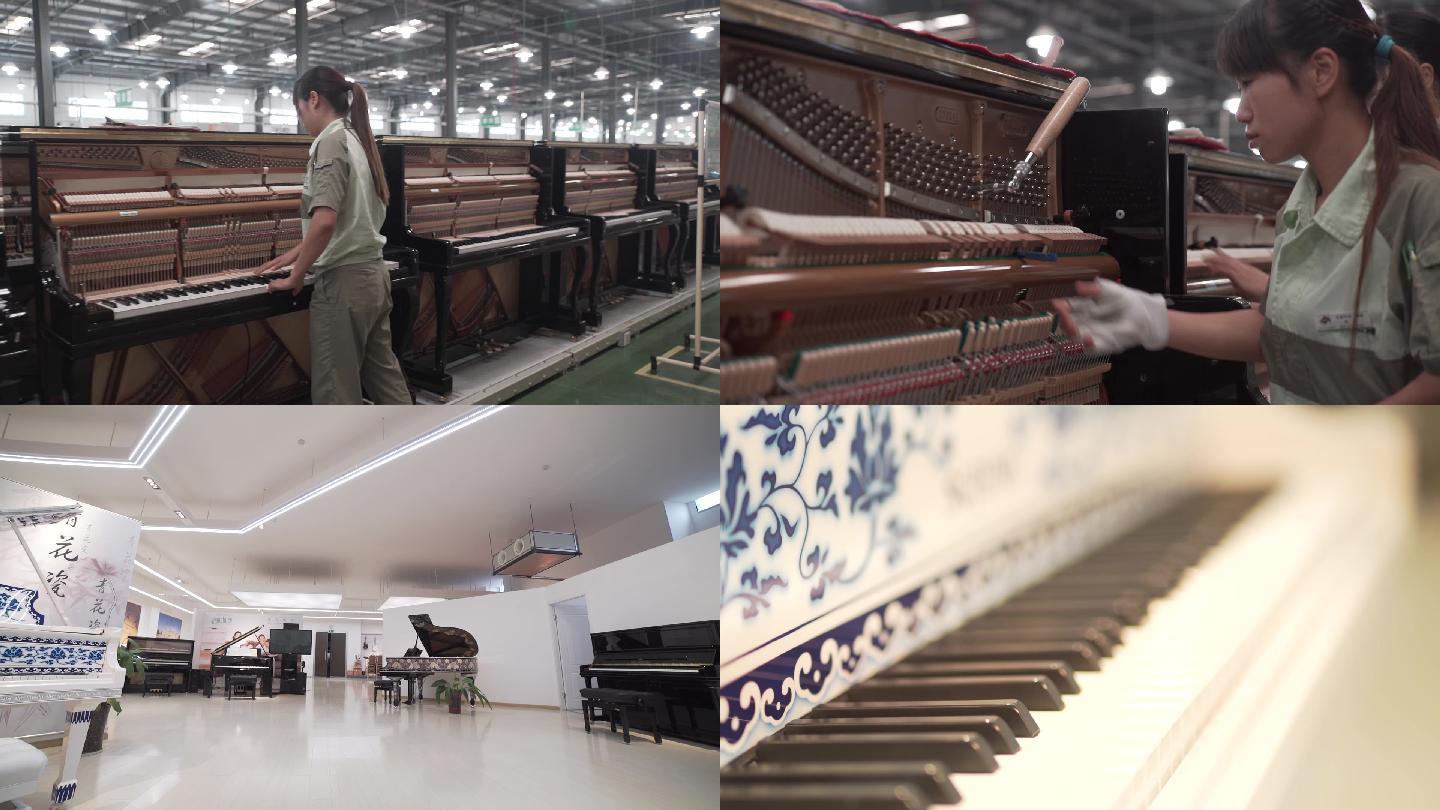 钢琴厂钢琴生产线