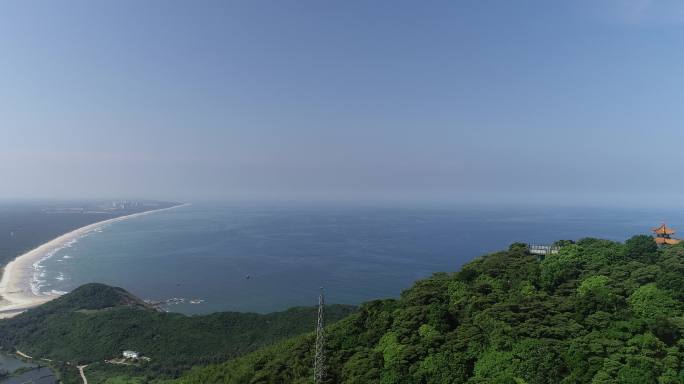 铜鼓岭月亮湾 海湾 大海 蓝天