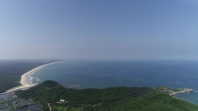 铜鼓岭月亮湾 海湾 大海 蓝天