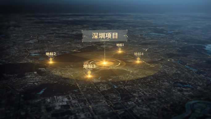 深圳 区位图展示分析金色光线企业科技地图