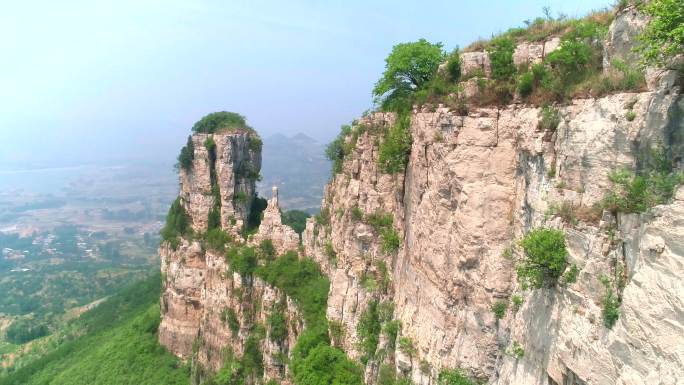 山东沂蒙地区山脉航拍