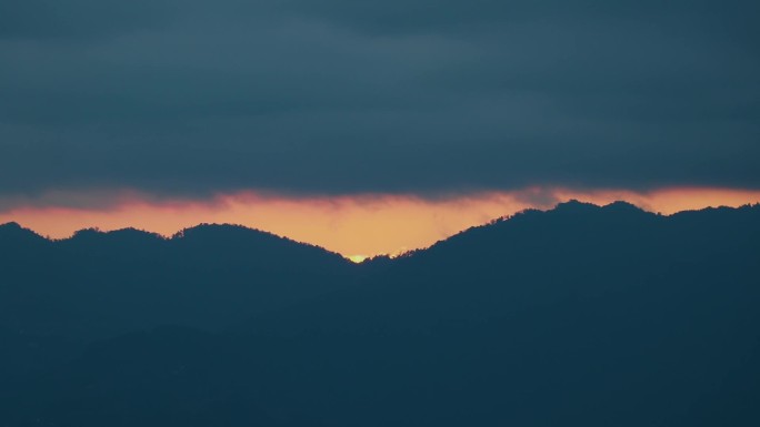 山 夕阳 云海 酉阳 山脉 合集