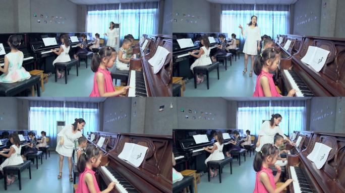 双减素质教育学生 幼儿学钢琴