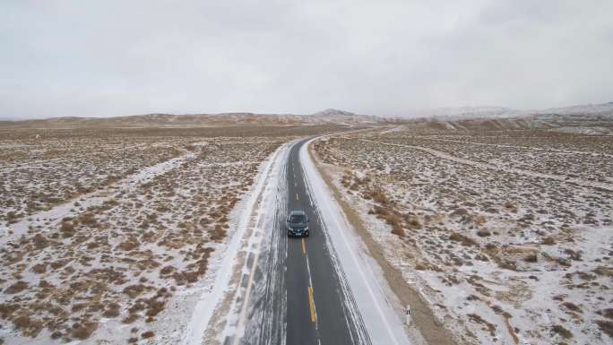 青海冬季公路自驾2