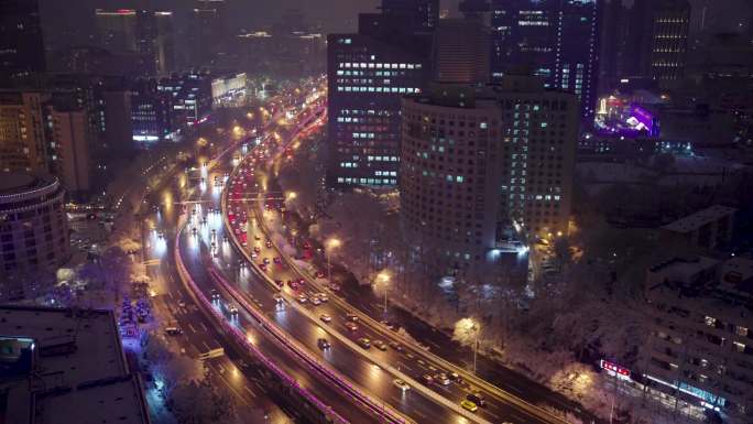 北京城市夜景