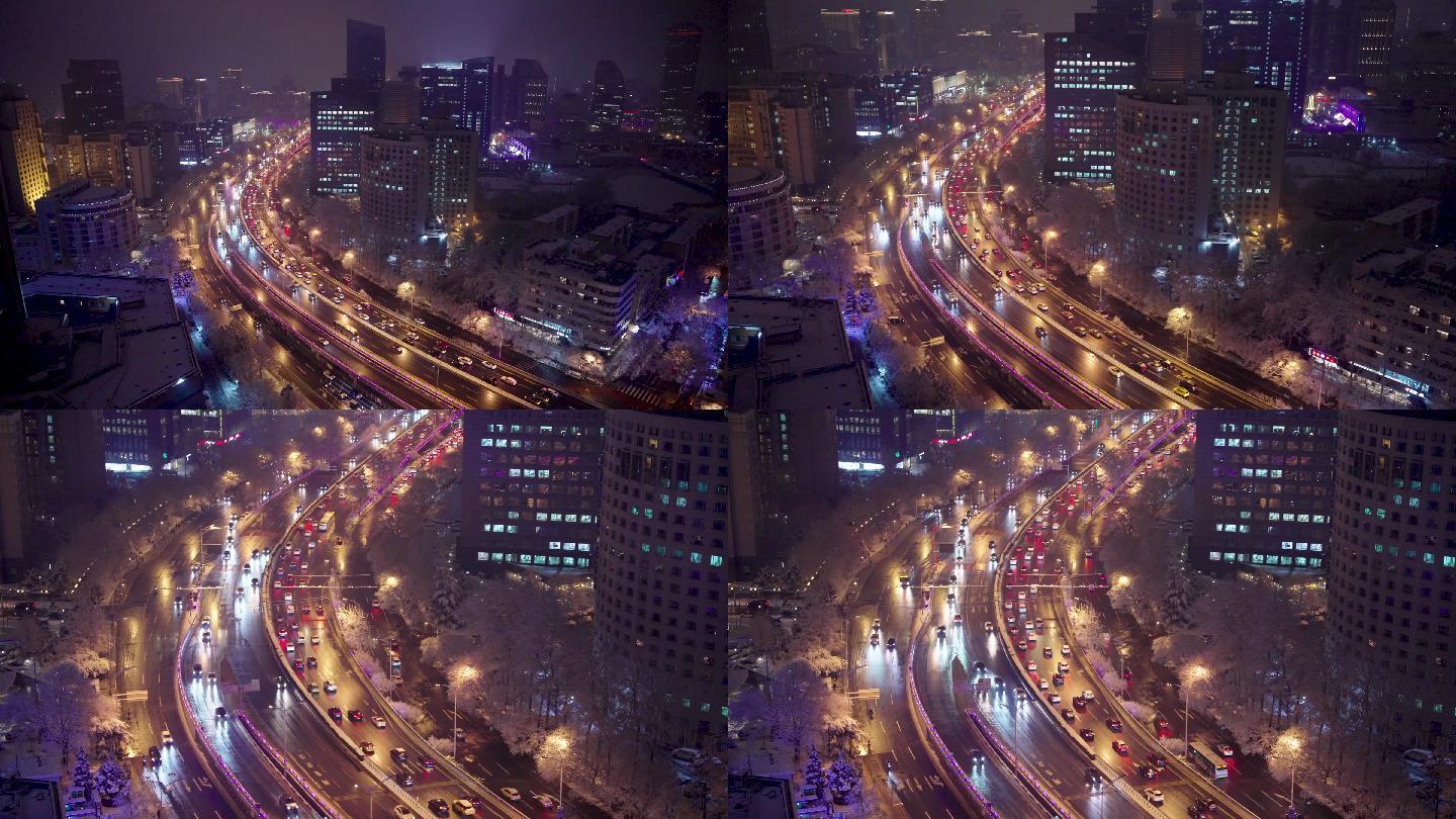 北京霄云路夜景