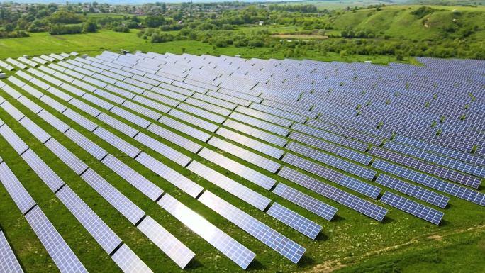 太阳能电池板新能源光伏设施玻璃板