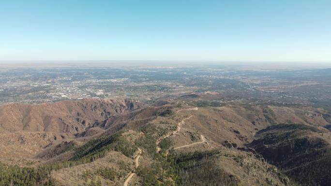 派克斯峰土路黄土高原大山山路