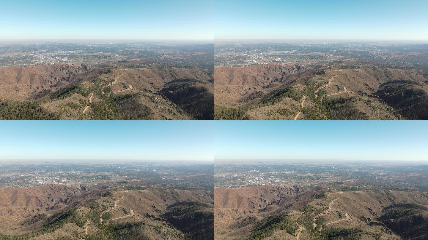 派克斯峰土路黄土高原大山山路