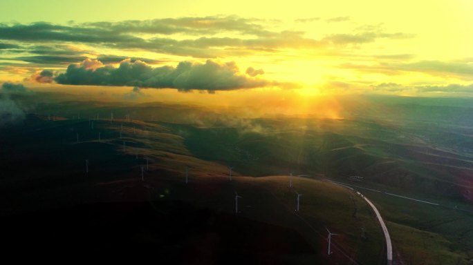 风电  清洁能源  绿色能源  风车4K