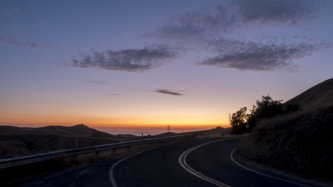 城市道路乡村公路山路盘山路