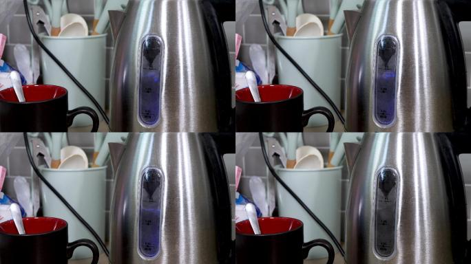 电水壶烧开水视频素材温度热水壶烧水