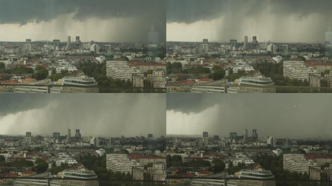 德国柏林的一场暴雨