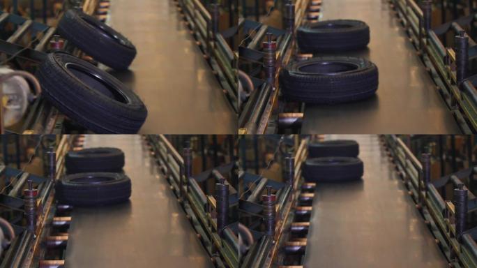 轮胎工厂橡胶制品汽车配件生产线流水线奔驰