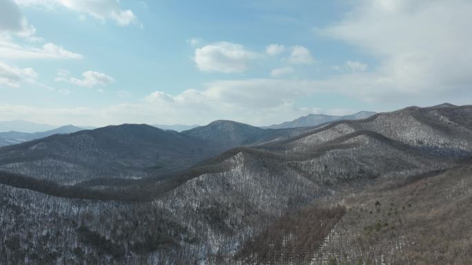 吉林丰满水电站风景航拍延时