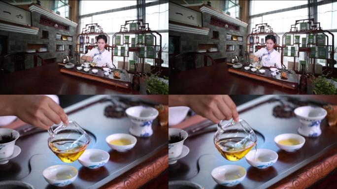 茶艺师冲泡红茶