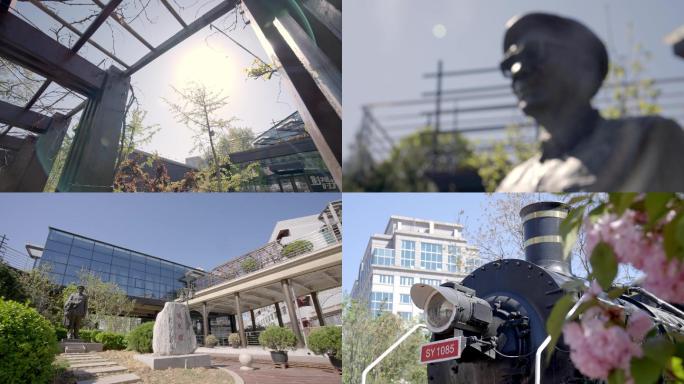 【原创】4K中国铁道科学研究院茅以升雕像