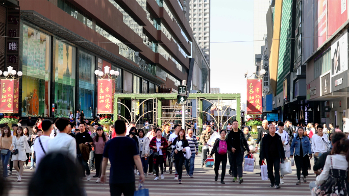 沈阳市太原街人群