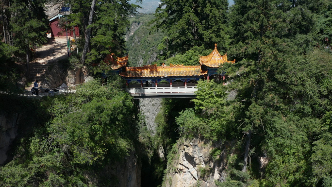 04甘肃定西漳县贵清山断涧仙桥西方胜景