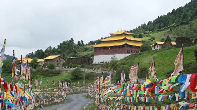 木里康乌大寺长海子