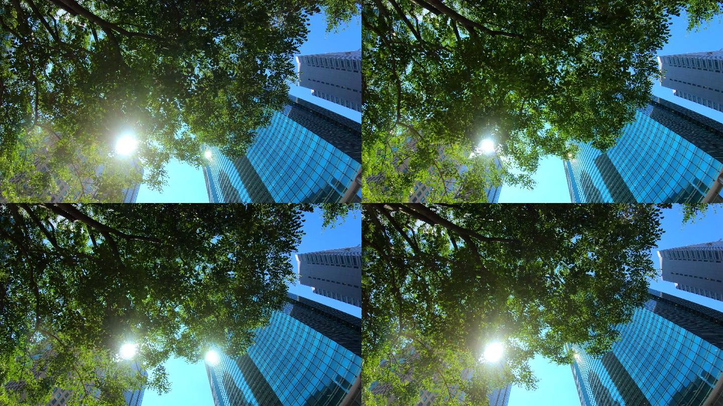 商业大厦写字楼办公楼空镜头空境通用视频素