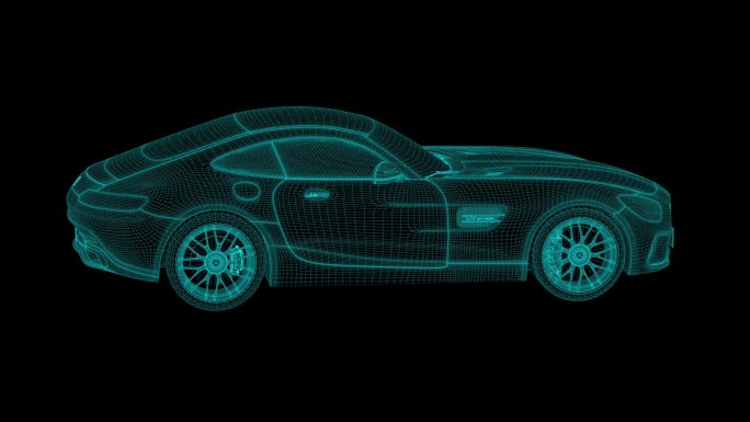 梅赛德斯AMG GT 3D模型