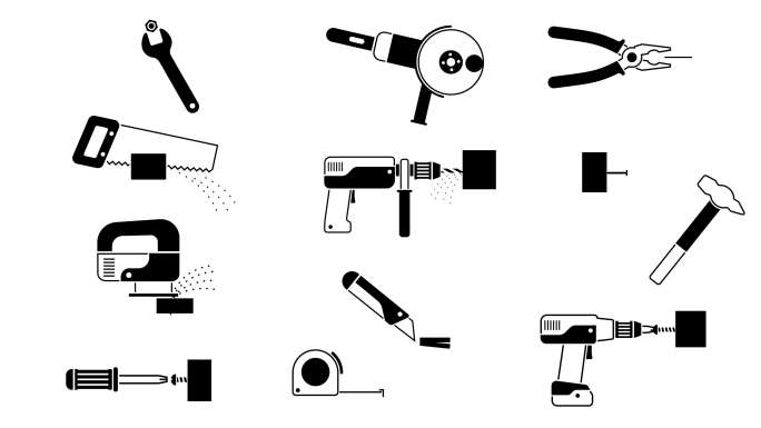 工作工具图标素材视频元素