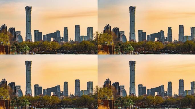 北京CBD全家桶延时摄影