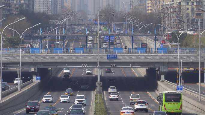 北京木樨园桥早晚高峰
