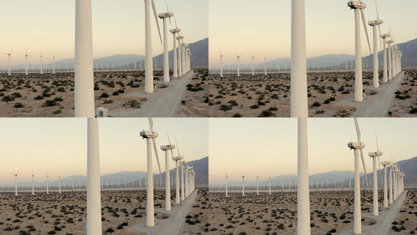 风力发电机风能风电清洁能源碳减排