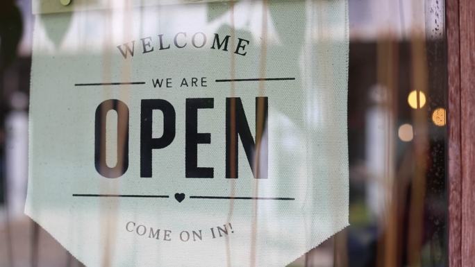 咖啡馆重新开放开业