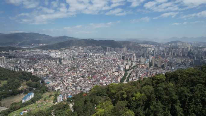 福建宁德城区大景航拍