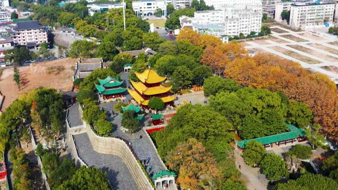 4K航拍岳阳岳阳楼景区