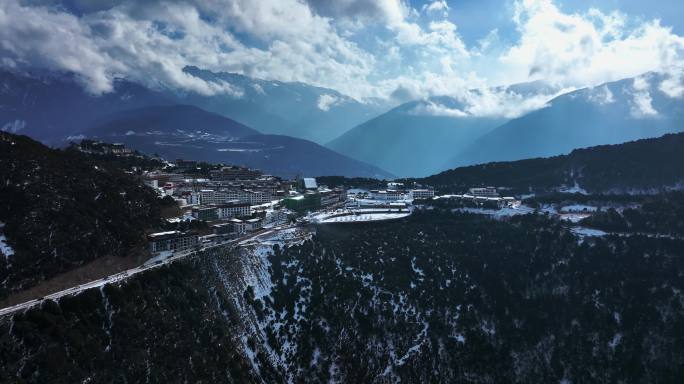 【正版素材】云南香格里拉飞来寺景区