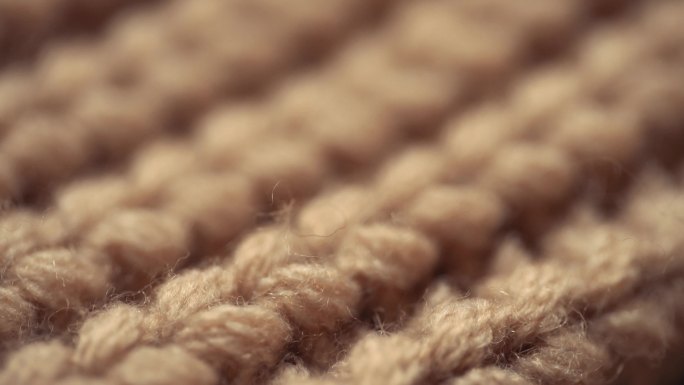 羊毛材质特写。