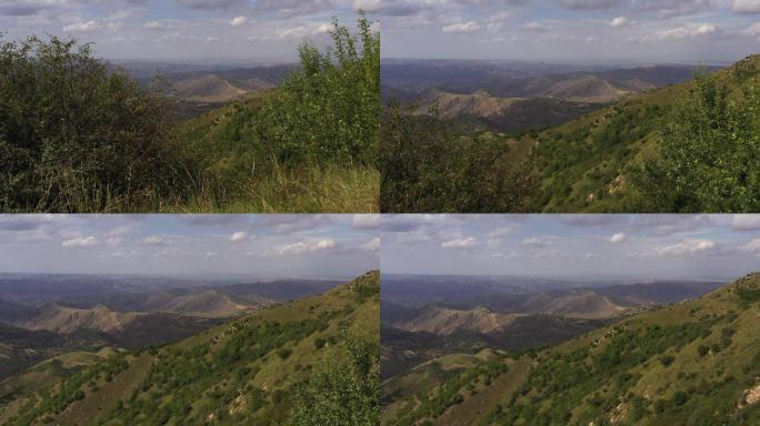 山峦山谷山脉群山航拍4K