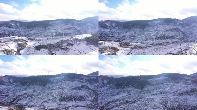 雪景 凉山州 四川  布拖县