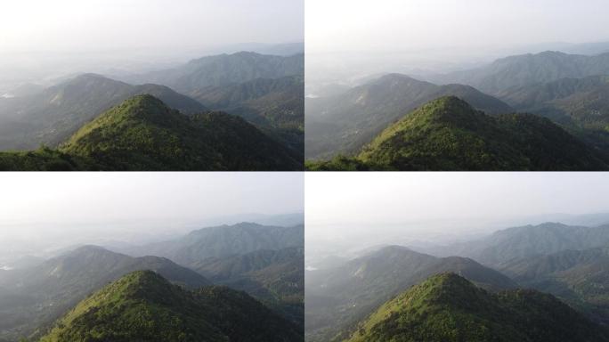 航拍南岳衡山天柱峰