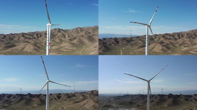 三峡 风机 风力发电 清洁能源 环保航拍